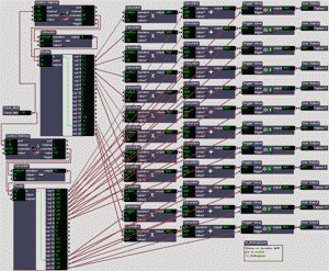 Réception des données de 12 capteurs en 12 bits.