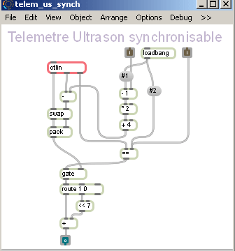 Patch Max pour télémètre à ultrason.