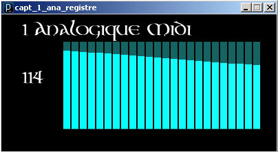 Sketch Processing pour observer les données issues des capteurs avec le module 2 -Ana.