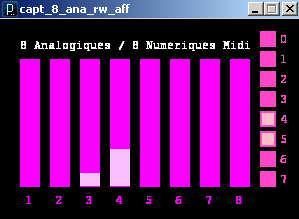 Réception des data pour le 8 analogiques / 8 tout ou rien.