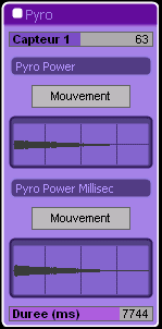 Workspace Usine pour capteur pyro Interface-Z.