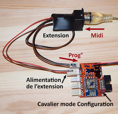 MiniWi, configuration par Midi